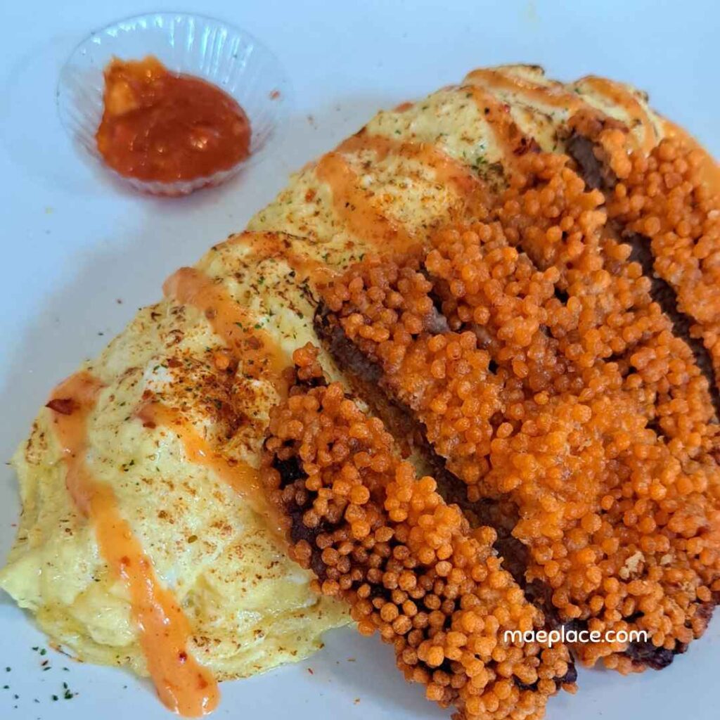 beef omurice katsu