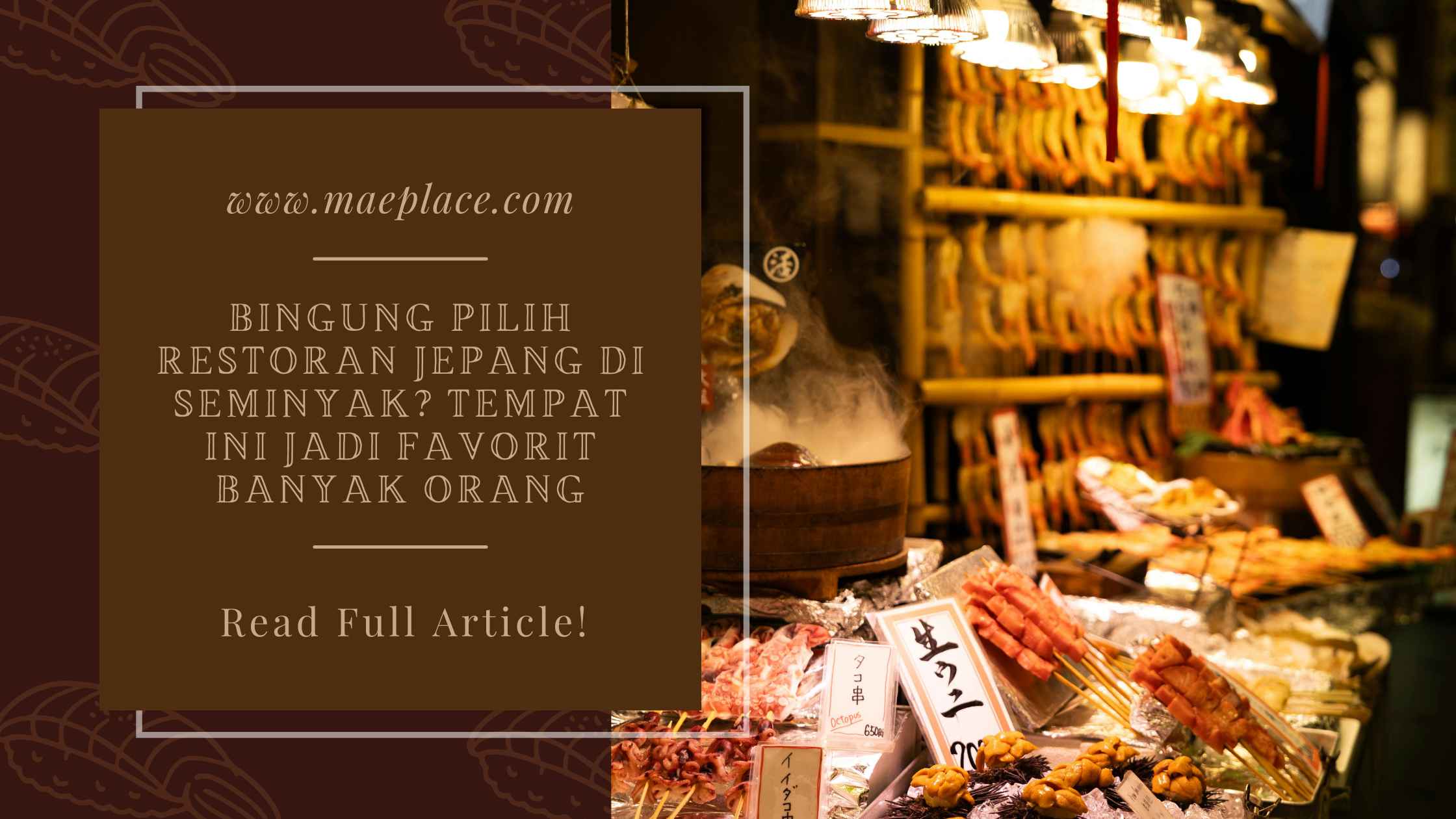 Restoran Jepang di Seminyak