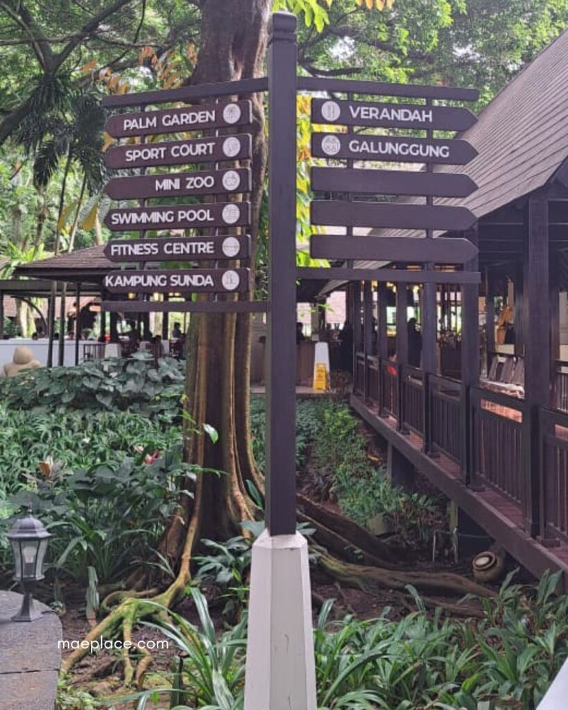 Petunjuk arah di Hotel